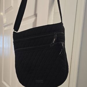 Vera Bradley Black Quilted Shoulder Bag